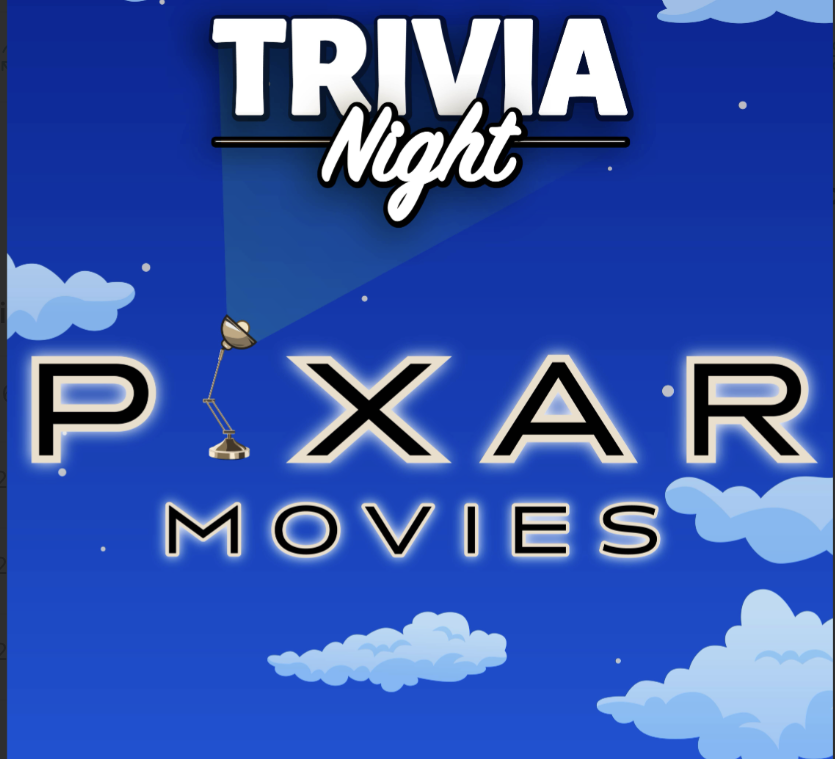 Decorative graphic, Pixar Movies Trivia